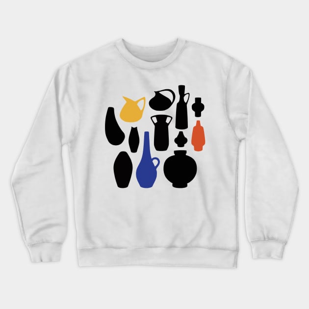 West German Pottery Crewneck Sweatshirt by melikeozmen